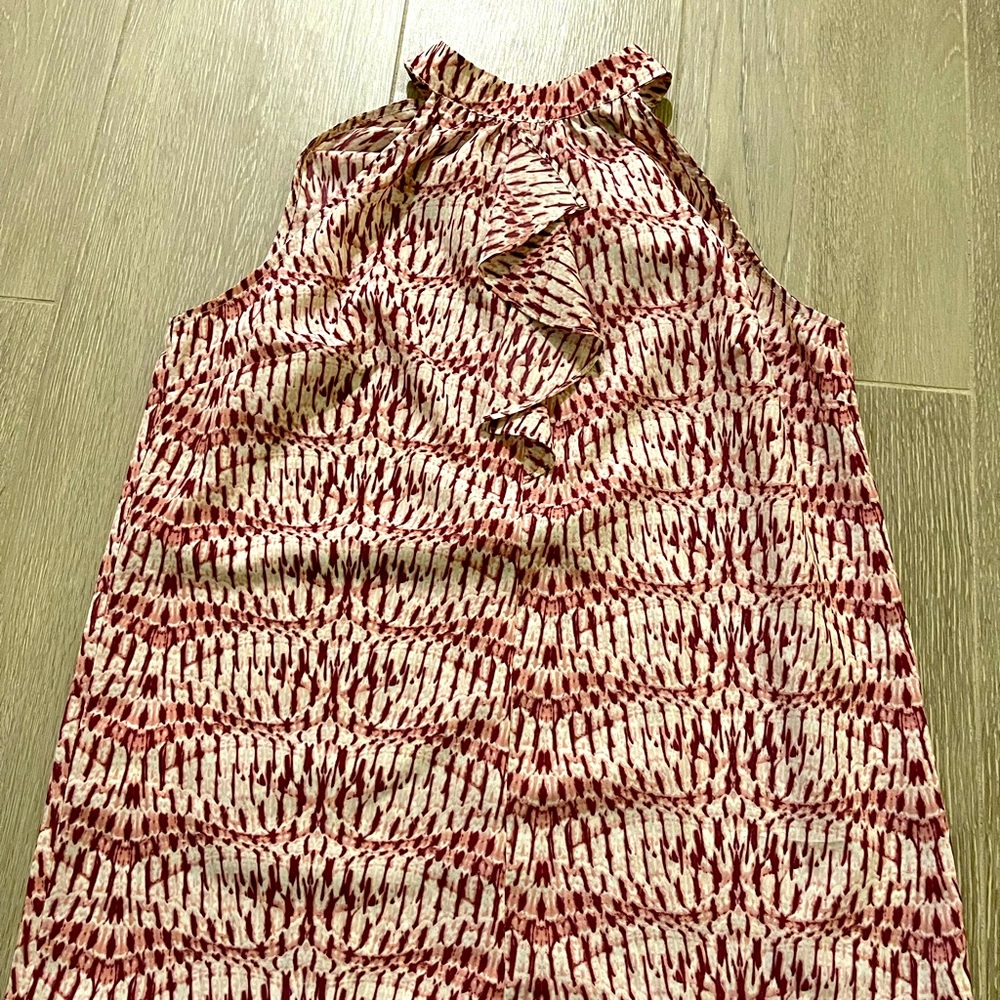 BCBG Halter Top with ruffles